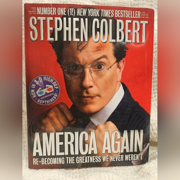America Again Stephen Colbert Hardcover Book - Picture 1 of 7